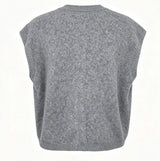 FRIDA ONECK VEST - DARK GREY back
