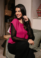 FRIDA ONECK VEST - PINK