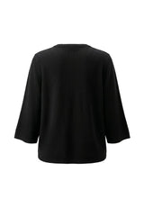 ANNIZ ONECK BLOUSE - BLACK back