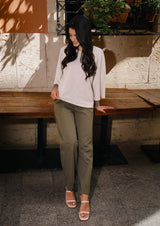 ANNIZ ONECK BLOUSE - CREME