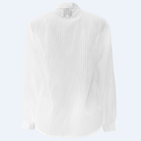 FILIPPA LS FRILL SHIRT - WHITE