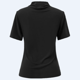 LISE SS TWIST TOP - BLACK