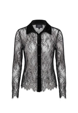CELINA LS SHIRT - BLACK