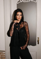 CELINA LS SHIRT - BLACK