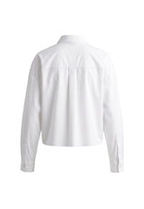 ELISE LS BOXY TOP - WHITE
