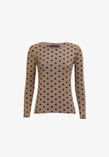 MESH LS TSHIRT, FLOCK - SAND HEART