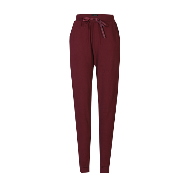ALMA-PANTS (FLEECE) - BORDEAUX