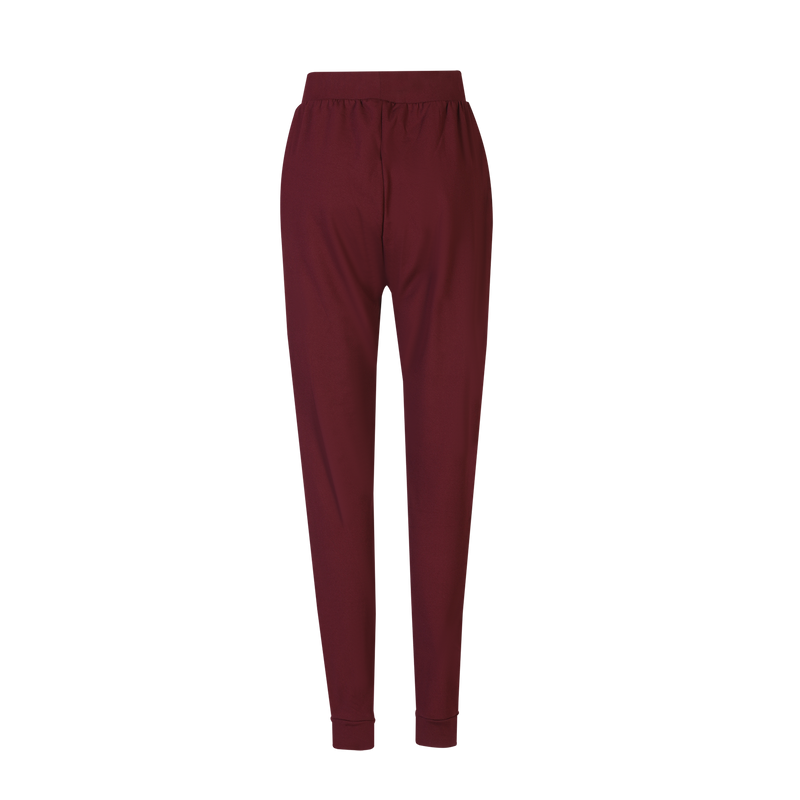 ALMA-PANTS (FLEECE) - BORDEAUX