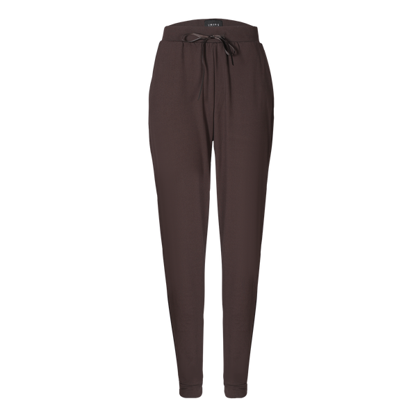 ALMA-PANTS (FLEECE) - DARK CHOCOLATE