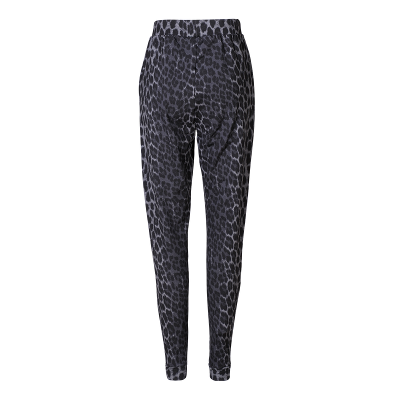 ALMA-PANTS (FLEECE) - DARK GREY LEO