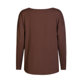 ALMA-LS-TOP (FLEECE) - BROWN