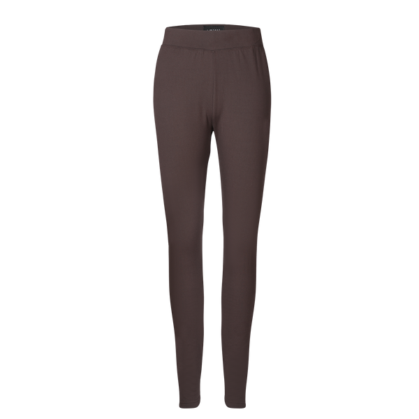 ALMA-LEGGINGS (FLEECE) - DARK CHOCOLATE