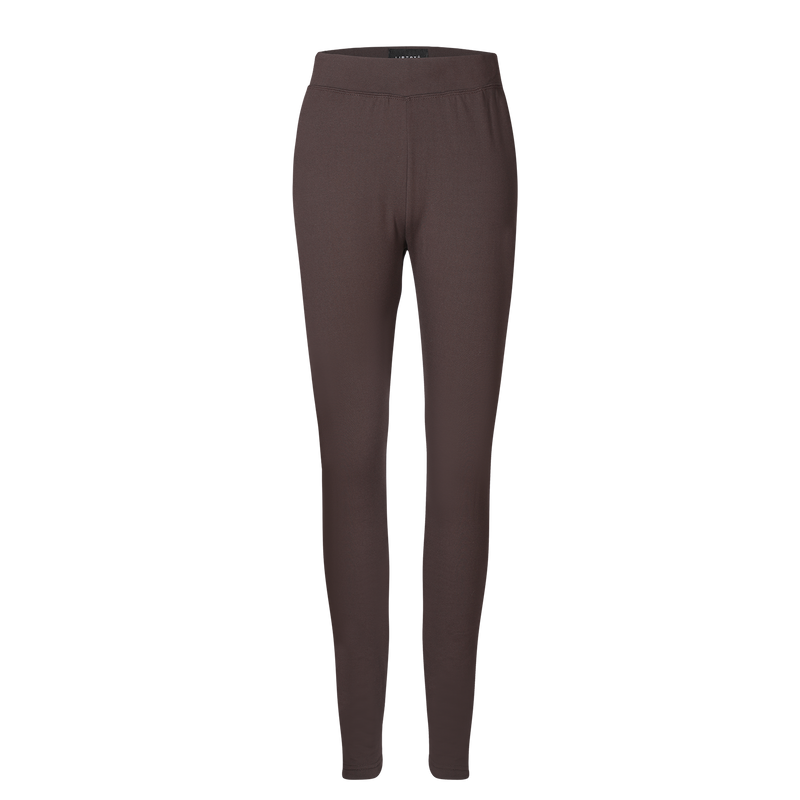 ALMA-LEGGINGS (FLEECE) - DARK CHOCOLATE