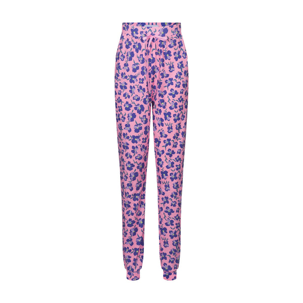 ALMA-PANTS - PINK PUPLE FLOWER