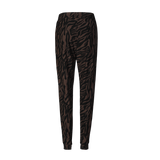 ALMA PANTS - DARK BROWN ZEBRA