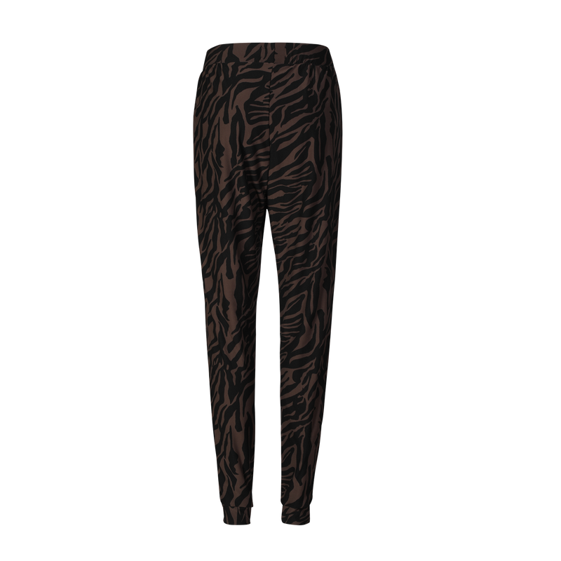 ALMA PANTS - DARK BROWN ZEBRA