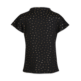 ALMA-TOP - BLACK GOLD HEART