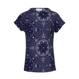 ALMA-TOP - BLUE SCARF