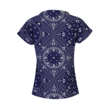 ALMA-TOP - BLUE SCARF