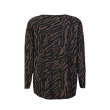 ALMA-LS-TOP - DARK BROWN ZEBRA