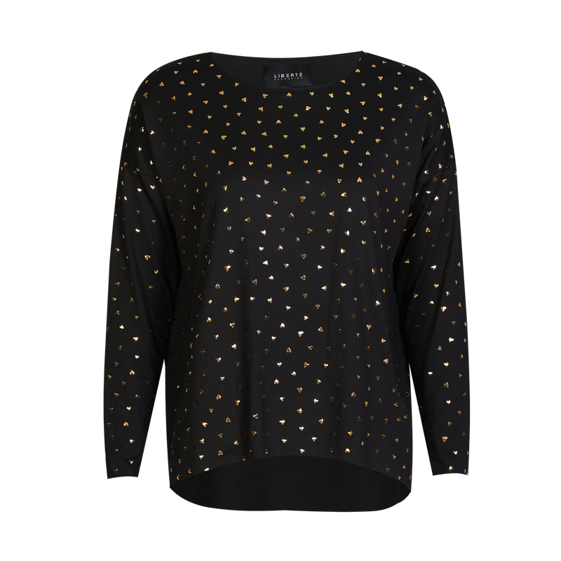 ALMA-LS-TOP - BLACK GOLD HEART