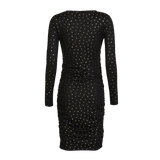 ALMA-LONG-DRESS - BLACK GOLD HEART