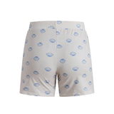 ALMA-SHORTS - IVORY COBOLT SHELL