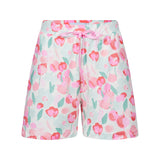 ALMA-SHORTS - MINT PINK FLOWER