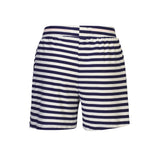 ALMA-SHORTS - BLUE CREME STRIPE