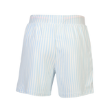 ALMA-SHORTS - L. BLUE CREME SMALL STRIPE