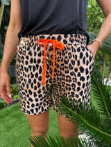 ALMA-SHORTS - LUX LEO x NEON ORANGE