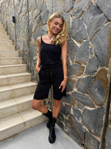 ALMA-LONG-SHORTS - BLACK