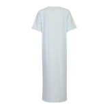 ALMA-TSHIRT-DRESS - L. BLUE CREME SMALL STRIPE