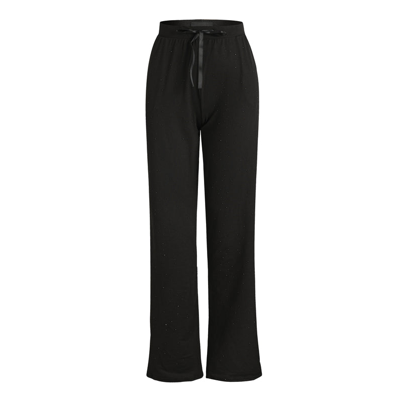 ALMA-WIDE-PANTS - BLACK BLACK SIMILI