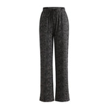 ALMA-WIDE-PANTS - BLACK GREY LACE