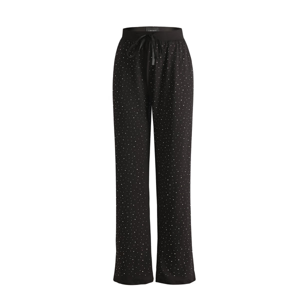 ALMA-WIDE-PANTS - BLACK SIMILI