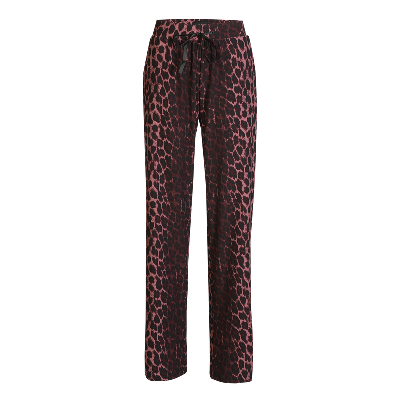 ALMA-WIDE-PANTS - BORDEAUX LUX LEO