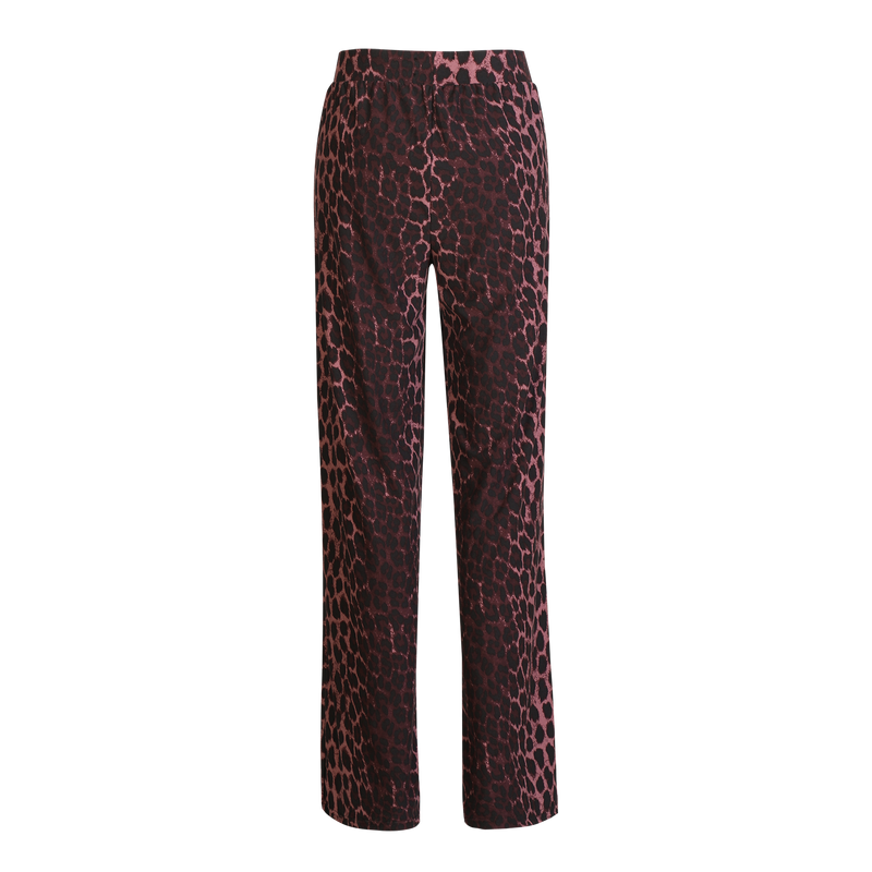 ALMA-WIDE-PANTS - BORDEAUX LUX LEO