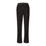 ALMA-WIDE-PANTS - DARK BROWN ZEBRA