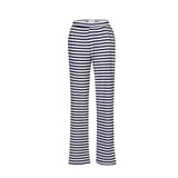ALMA-WIDE PANTS - BLUE CREME STRIPE