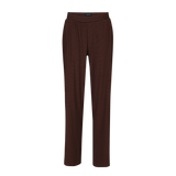 ALMA-WIDE PANTS - ESPRESSO STRIPE