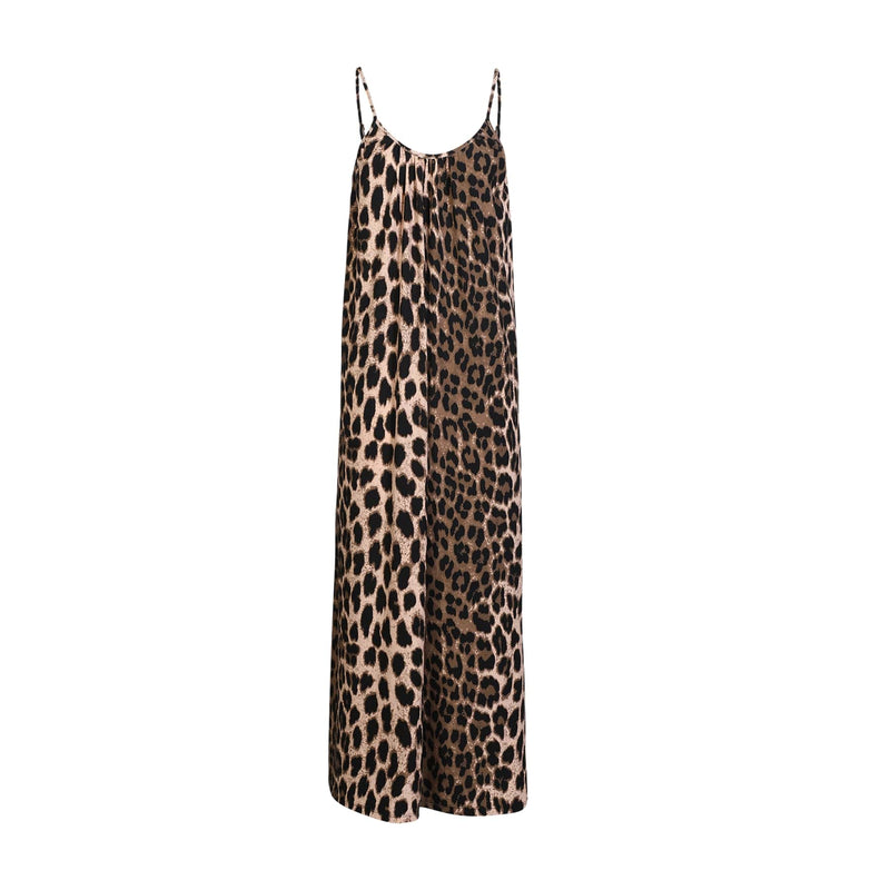 ALMA-LONG-STRAP-DRESS - BIG LUX LEO FOSSIL