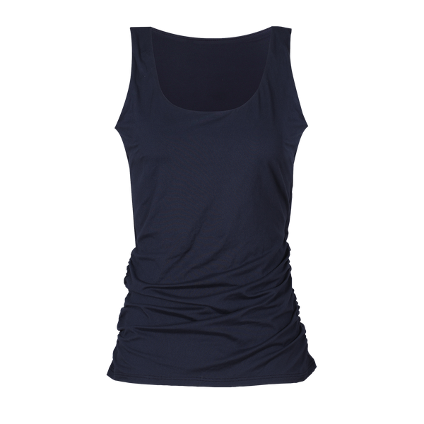 ALMA-TURN-TOP - DUSTY NAVY