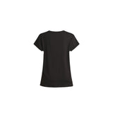 ALMA-U-TSHIRT - BLACK BLACK SIMILI