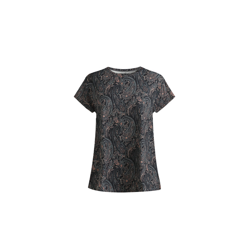 ALMA-U-TSHIRT - NIGHT SKY PAISLEY