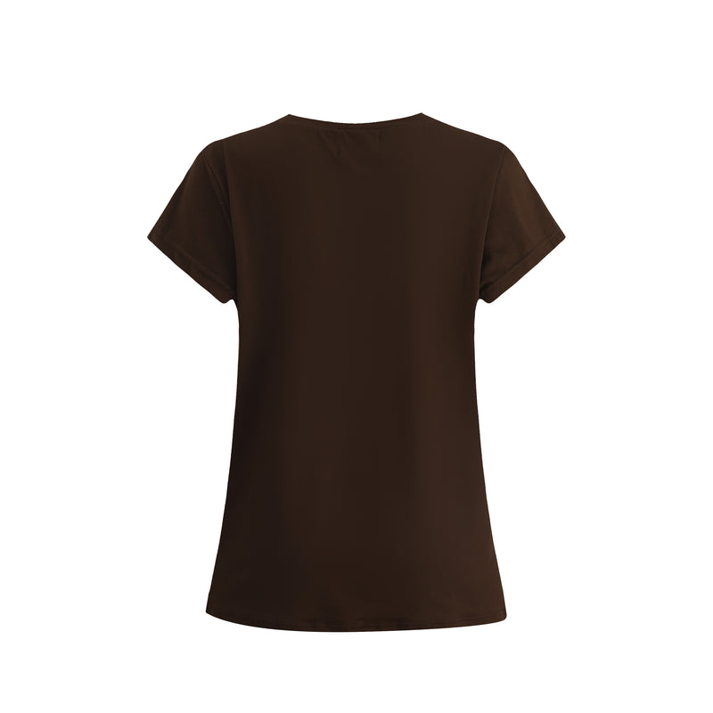 ALMA-U-TSHIRT - MOCCA