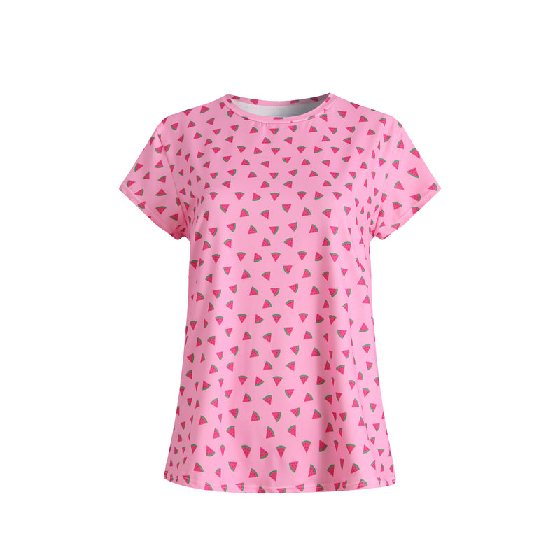 ALMA-U-TSHIRT - PINK WATERMELON