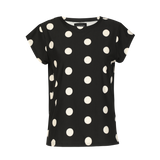 ALMA-U-TSHIRT - BLACK BIG DOT