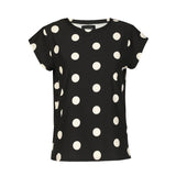 ALMA-U-TSHIRT - BLACK BIG DOT