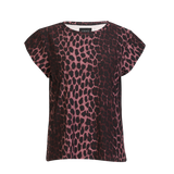 ALMA-U-TSHIRT - BORDEAUX LUX LEO